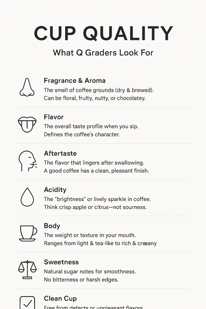 Criteria for Specialty Coffee